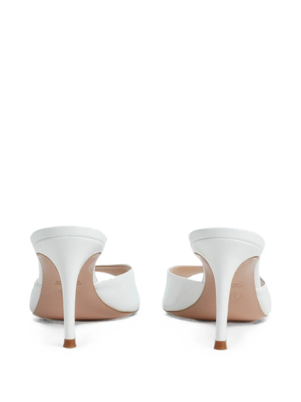 Roberto Festa Boa patent-leather heeled sandals Wit