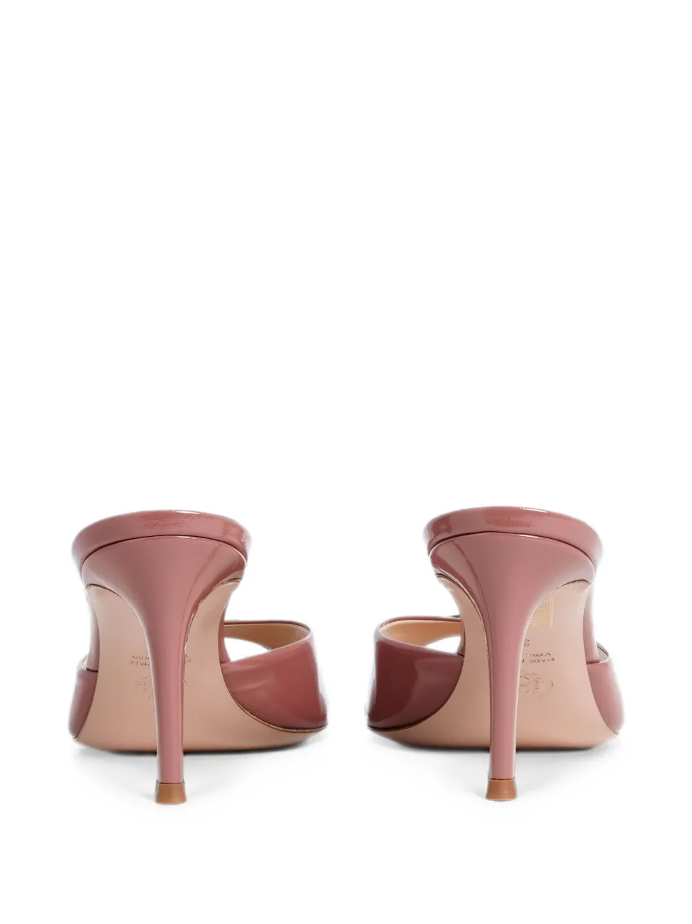 Roberto Festa Boa patent-leather heeled sandals Roze