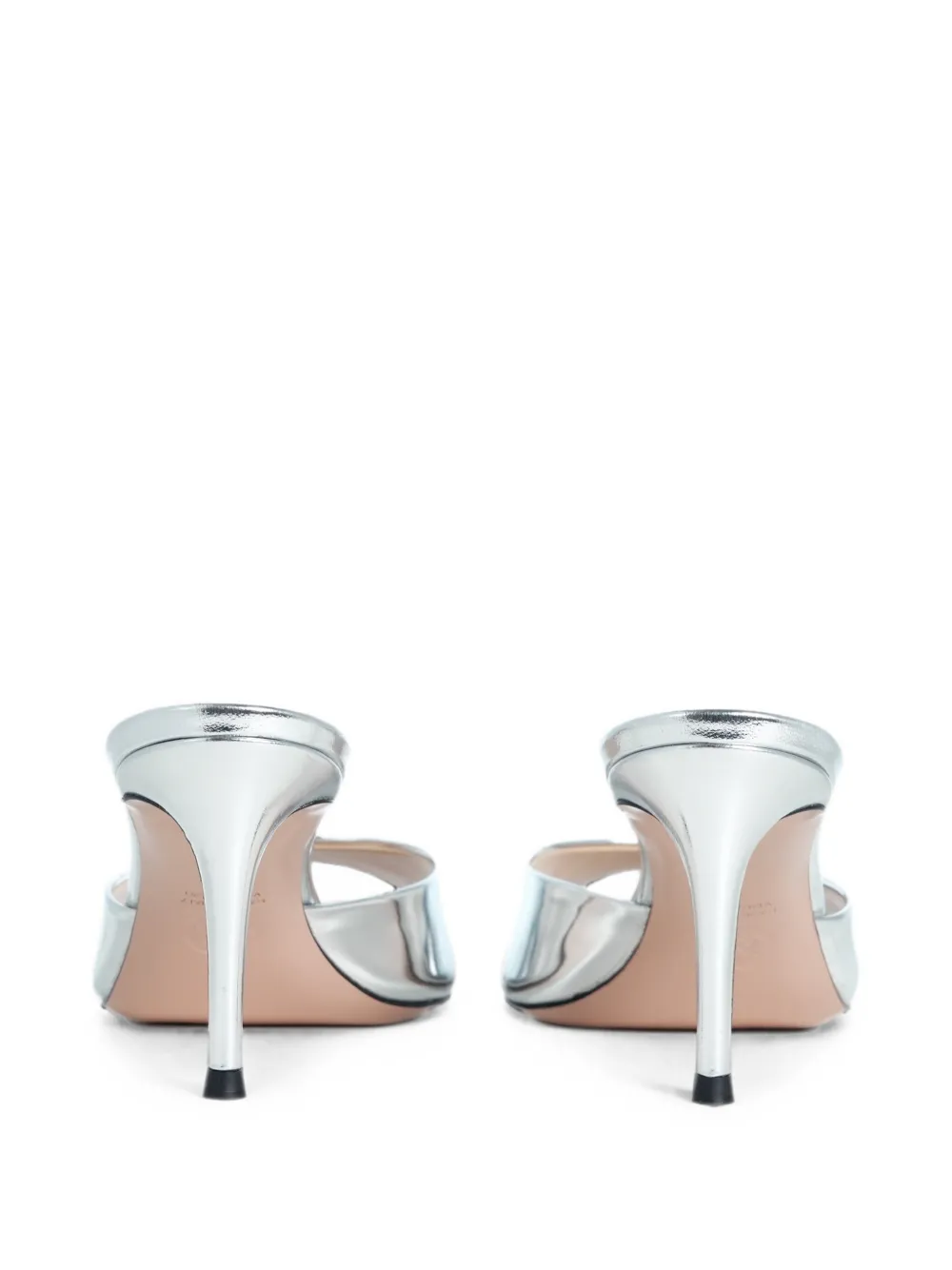 Roberto Festa Boa heeled mules Zilver