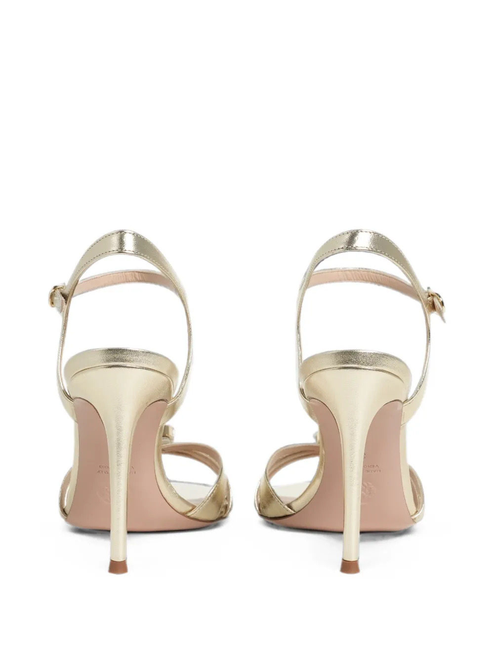 Roberto Festa Zea crystal-embellished heeled sandals Goud