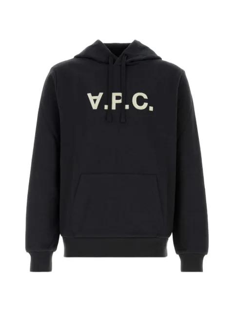 A.P.C. logo-print drawstring hoodie