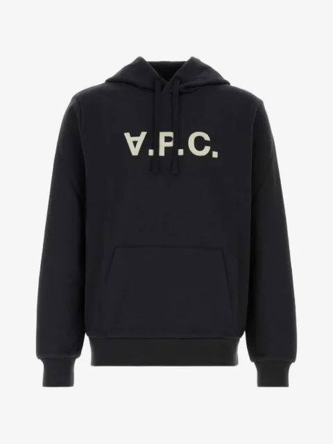 A.P.C. logo-print drawstring hoodie