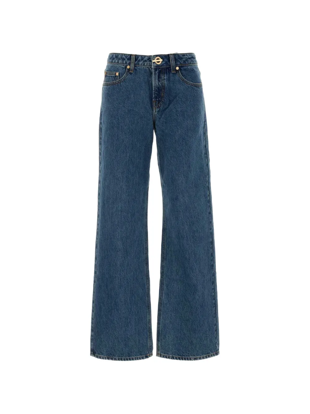 Cult Gaia Rosella embroidered jeans - Blu