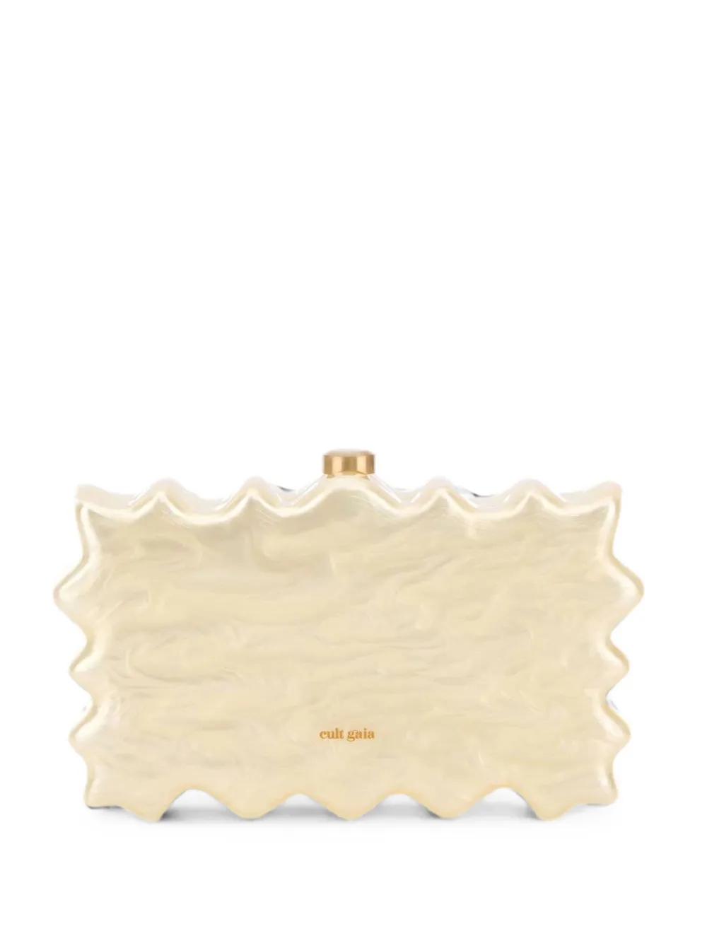 Cult Gaia Paloma wavy clutch - Toni neutri