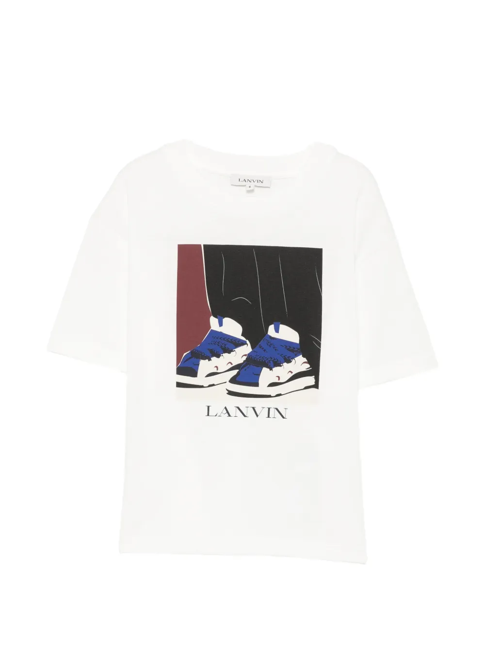 Lanvin Enfant graphic-print T-shirt - Bianco