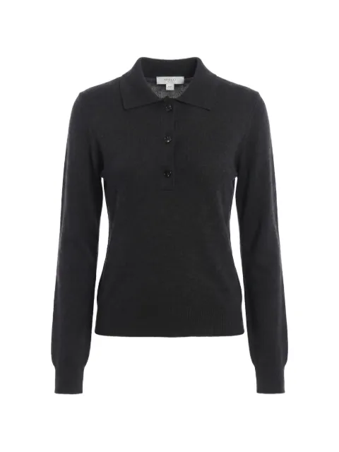 Malo ribbed knitted polo top