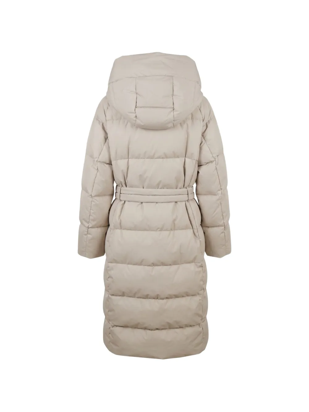 Moorer Donsjas met capuchon Beige
