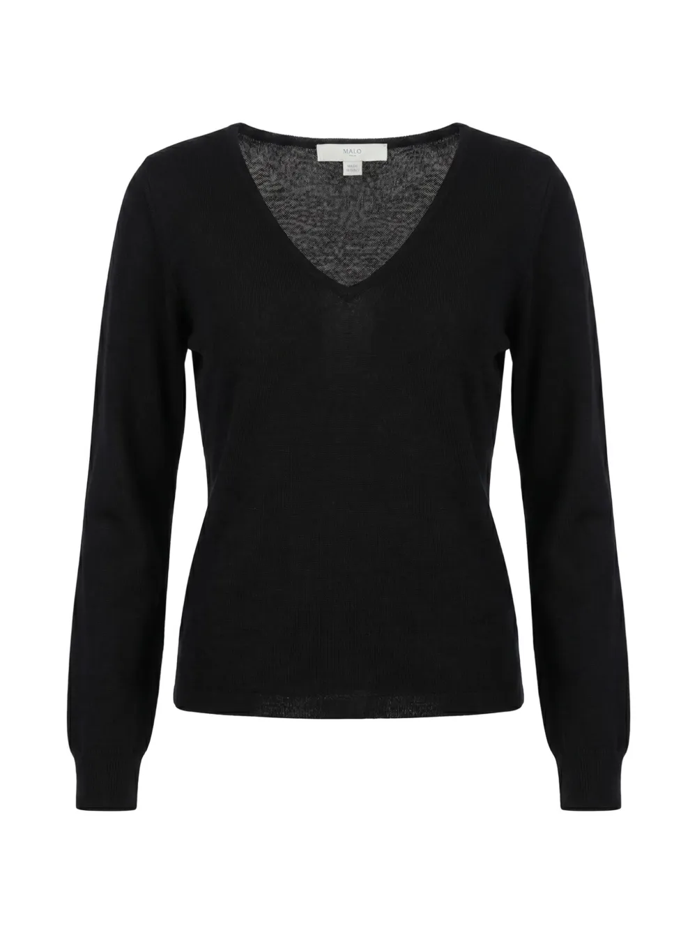 Malo V-neck sweater - Nero