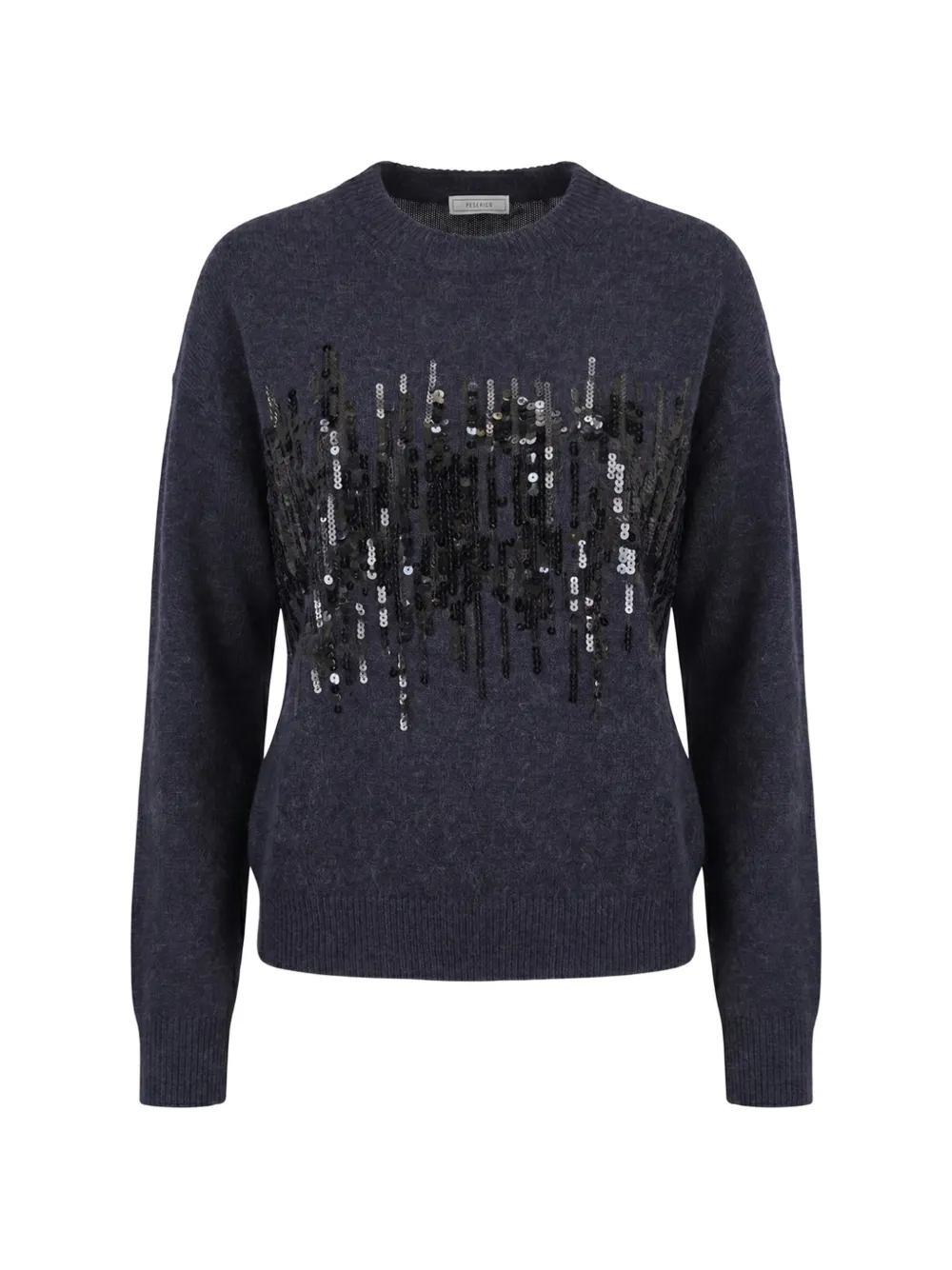 Peserico sequin-embellished sweater - Blu