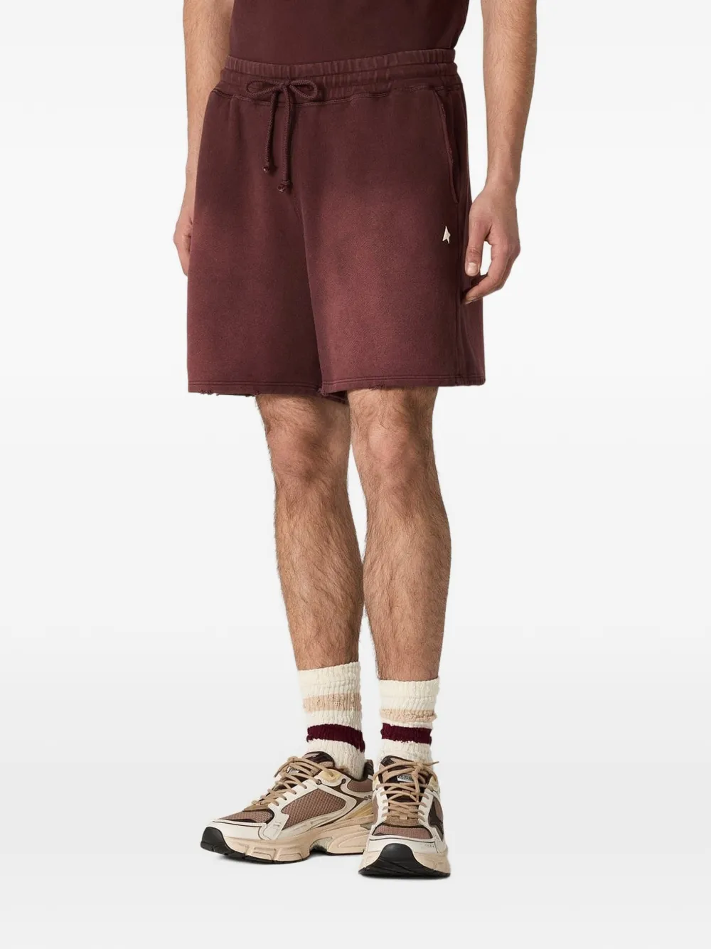 Golden Goose Star shorts met brede pijpen Bruin