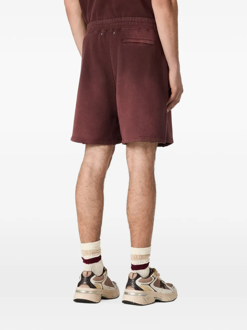 Golden Goose Star shorts met brede pijpen Bruin