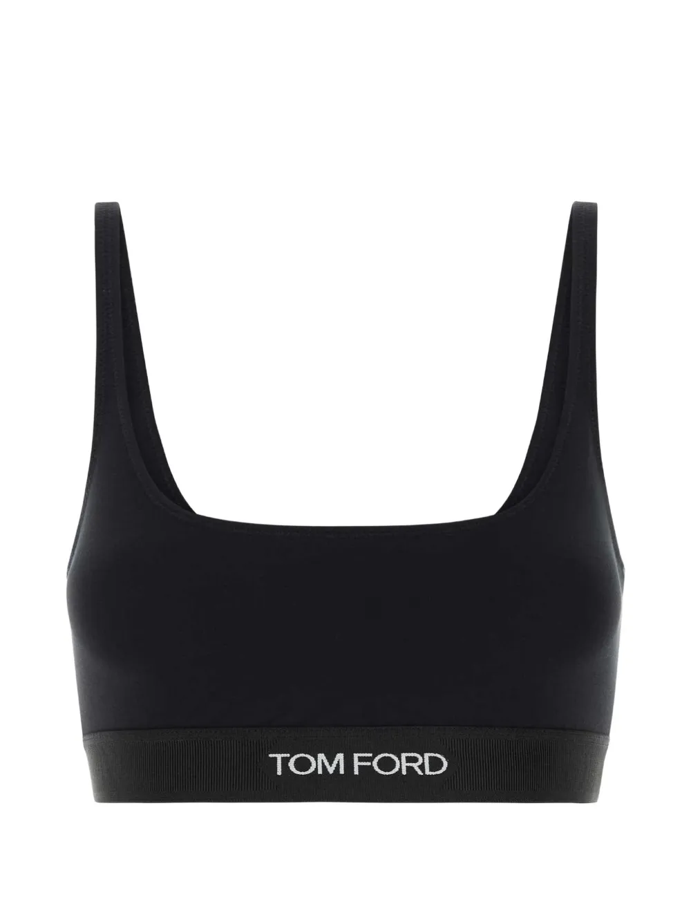 TOM FORD Signature logo-band bralette - Schwarz