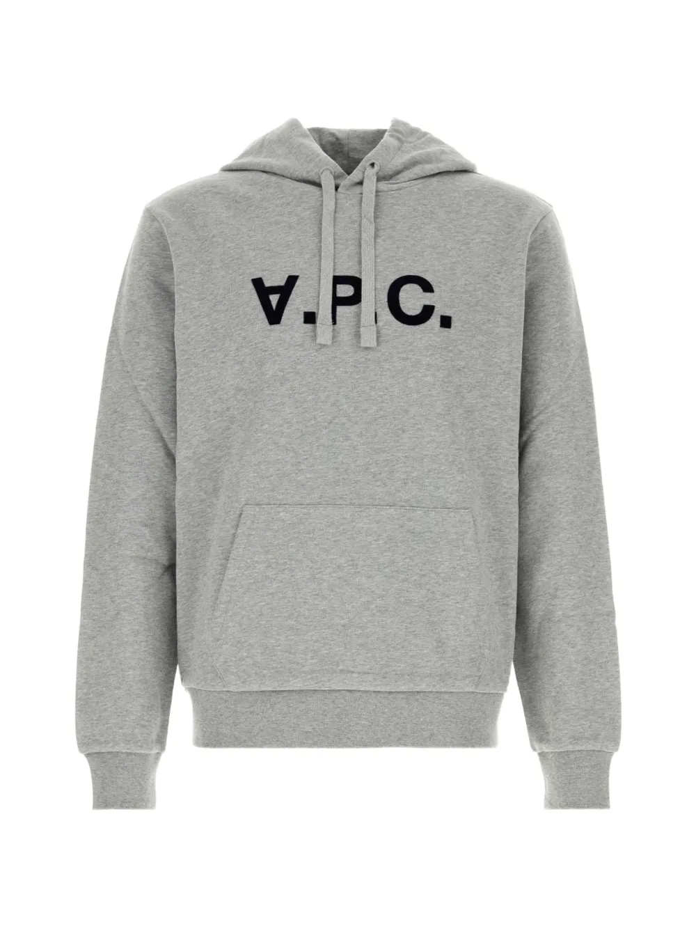 A.P.C. 로고 프린트 드로스트링 후디 | 그레이 | Image 1