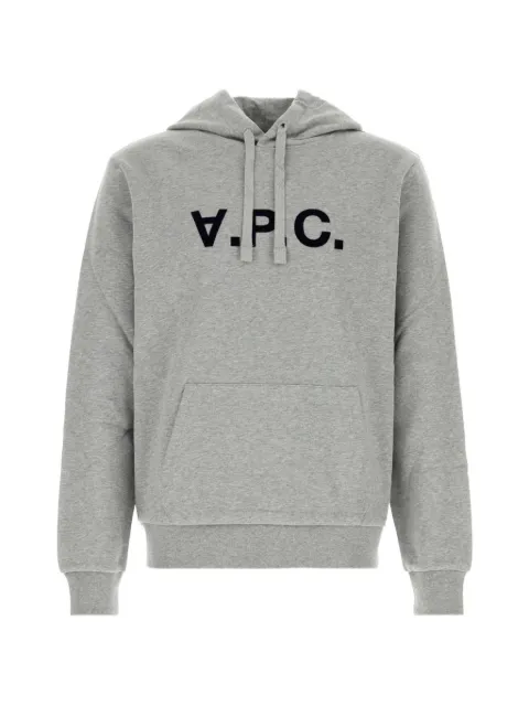 A.P.C. logo-print drawstring hoodie