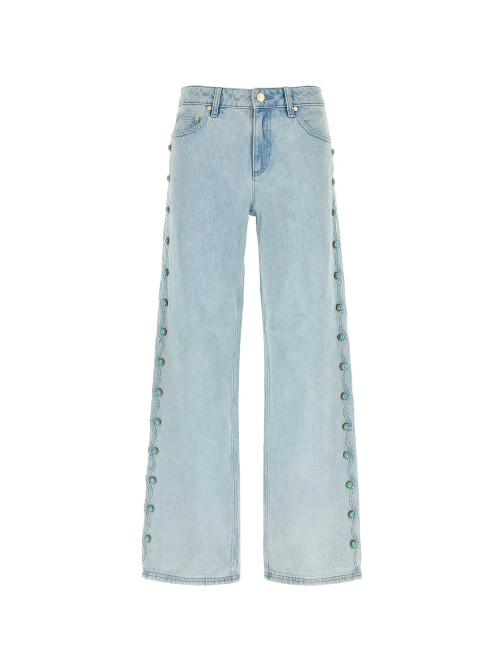 Cult Gaia Elphie embellished jeans - Blu
