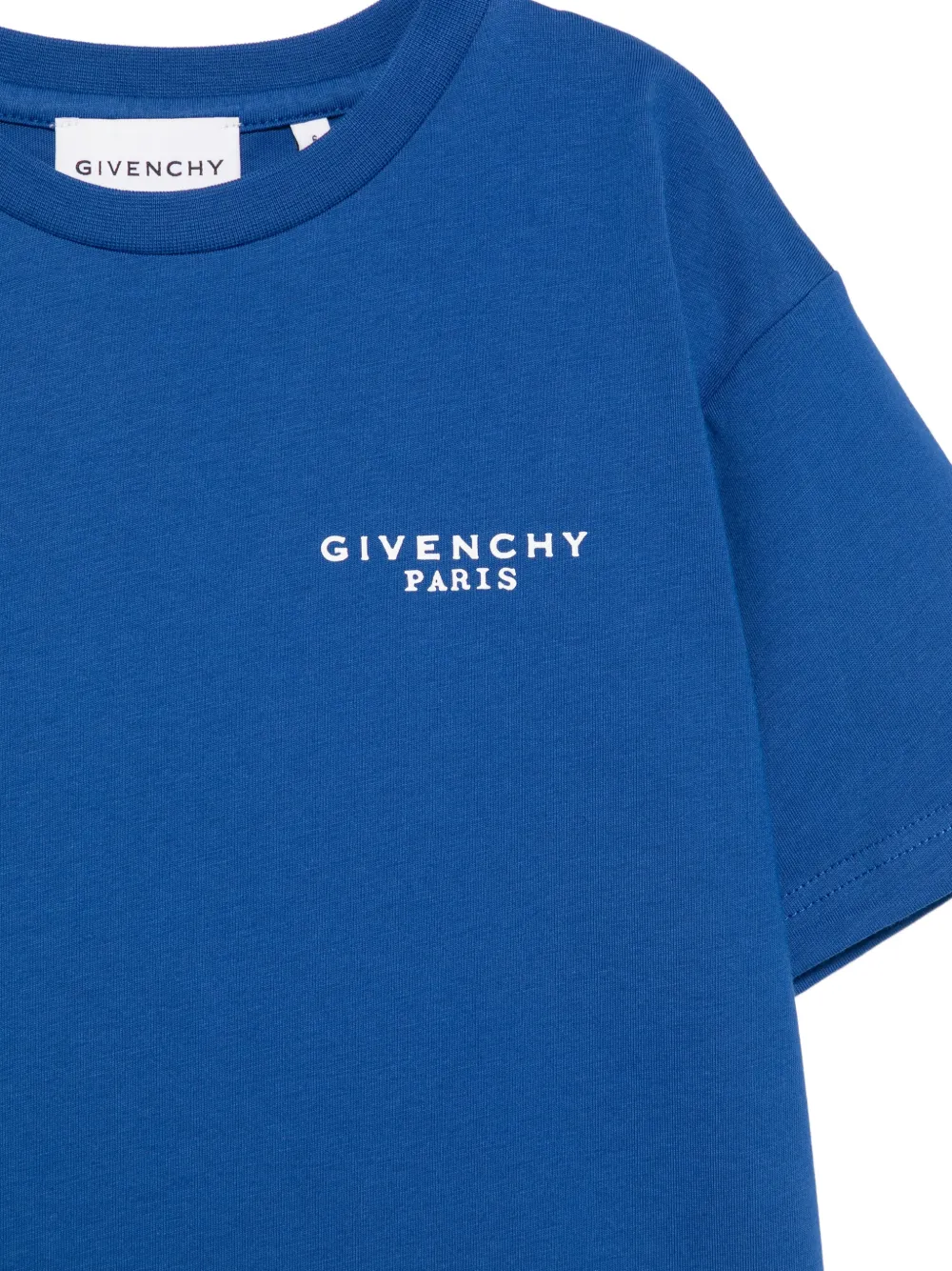 Givenchy Kids T-shirt met logoprint Blauw