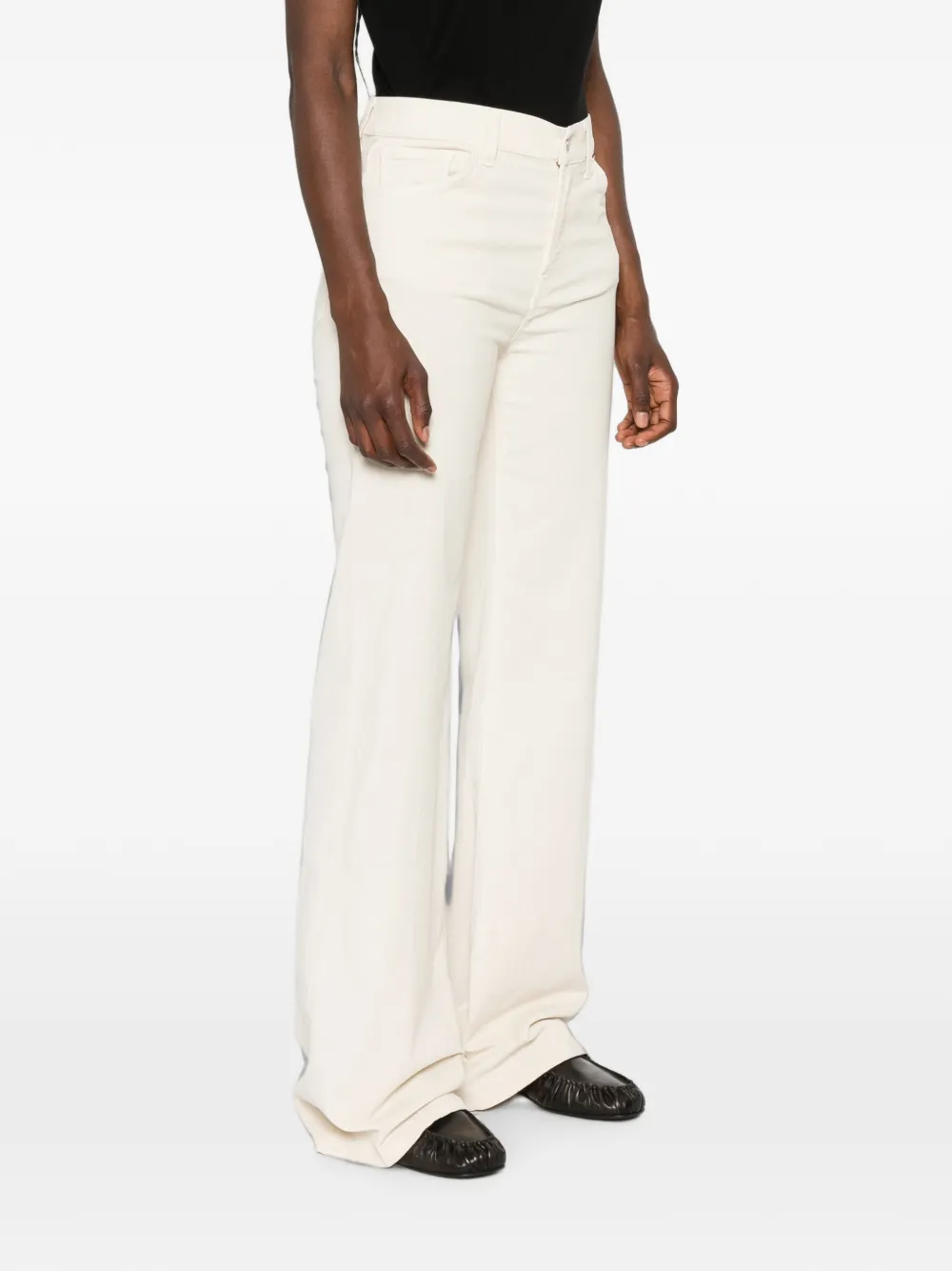 DONDUP Amber flared broek Beige