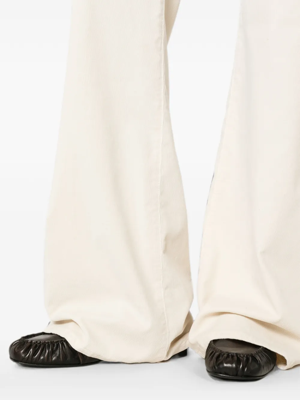 DONDUP Amber flared broek Beige