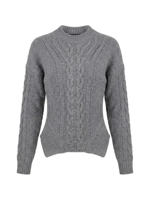 DONDUP cable-knit wool sweater