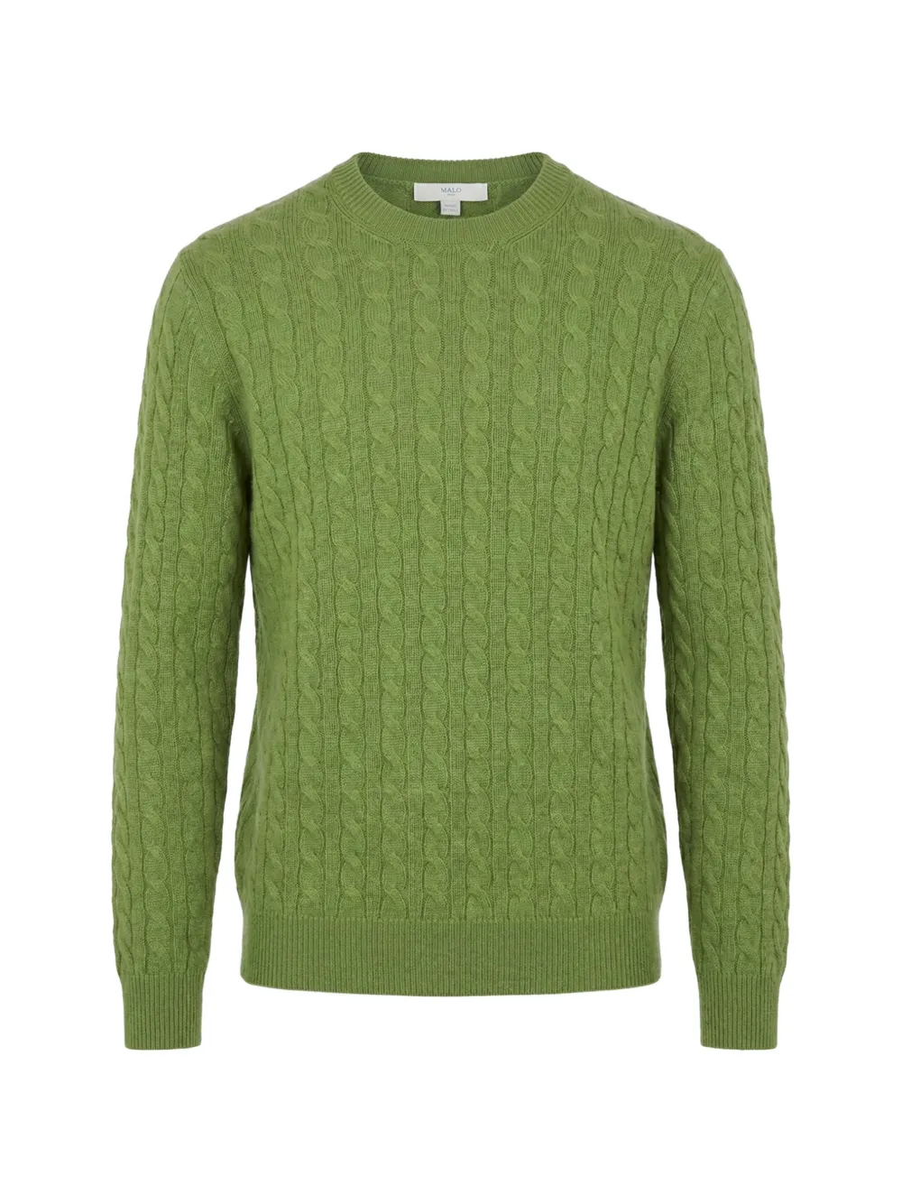 Malo cable-knit cashmere sweater - Verde