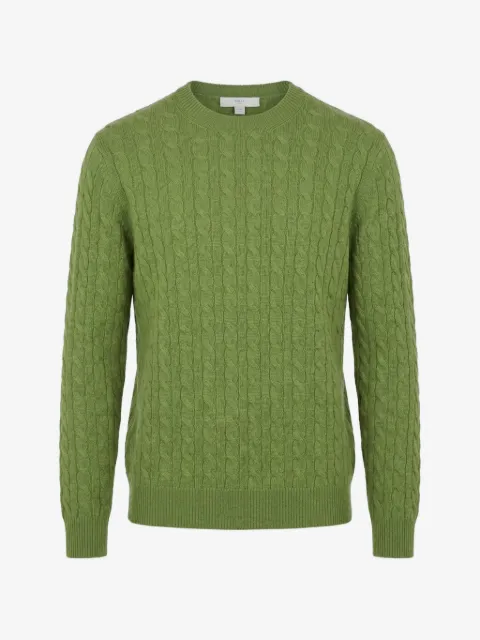 Malo cable-knit cashmere sweater