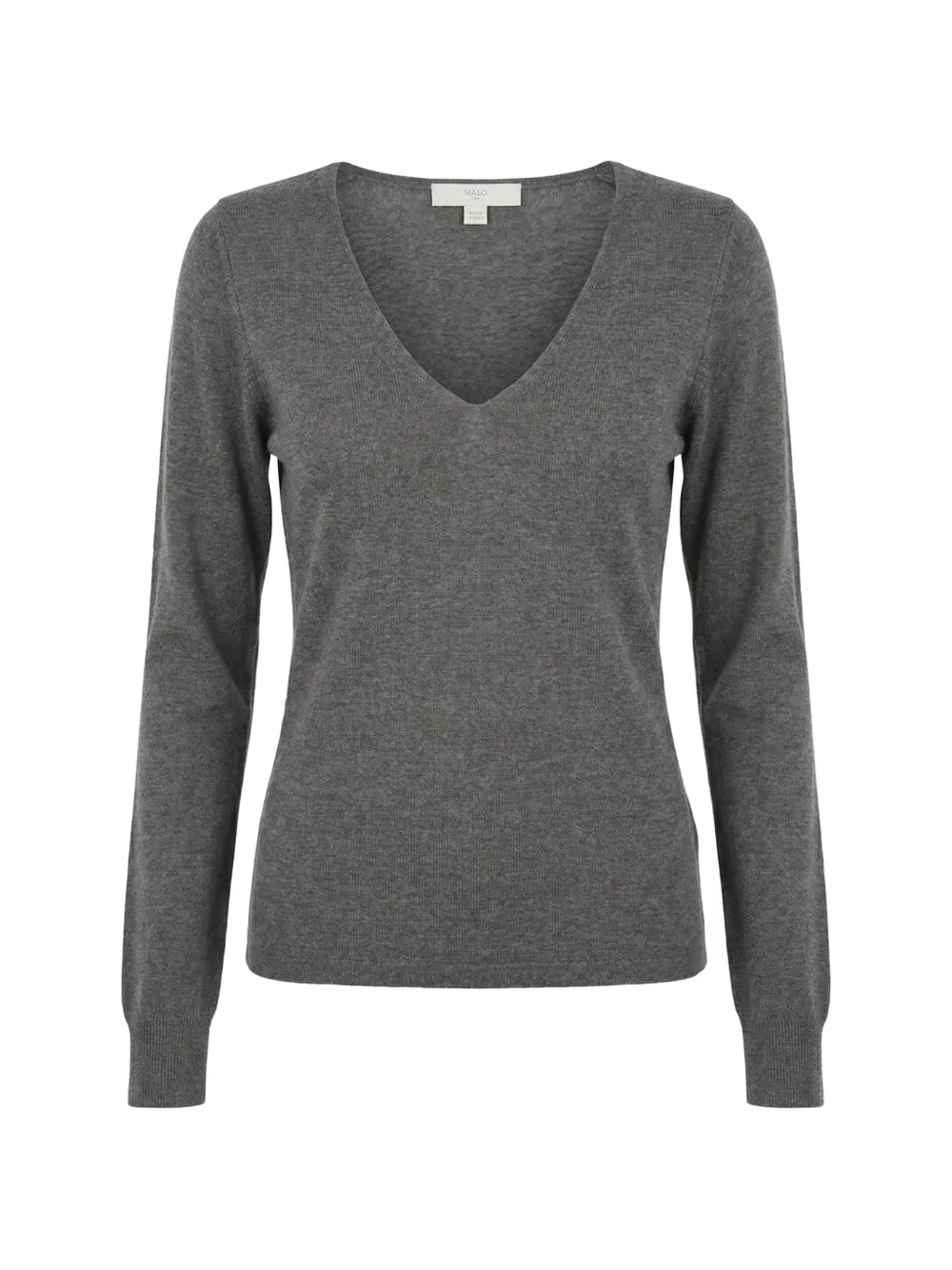 Malo V-neck sweater - Grigio
