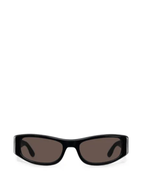 Thistles The Suede rectangle-frame sunglasses