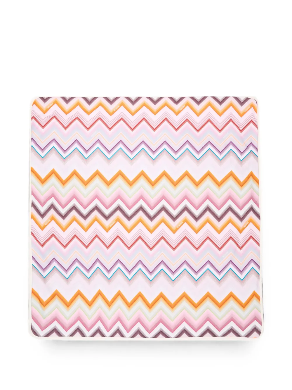 Missoni Kids zigzag-print blanket - Bianco