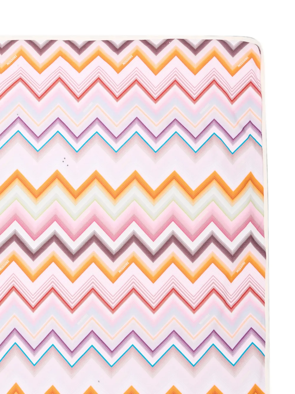 Missoni Kids Deken met zigzag-print Wit