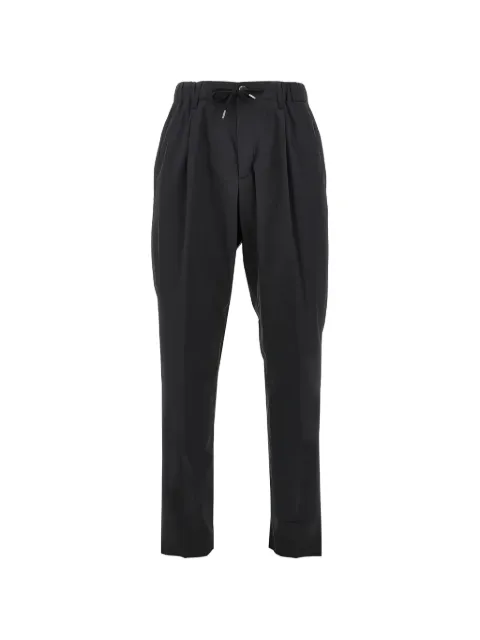 Herno pleated drawstring trousers