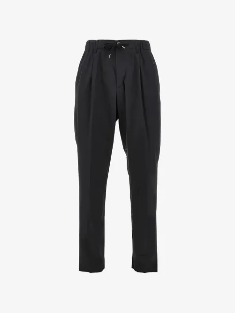 Herno pleated drawstring trousers