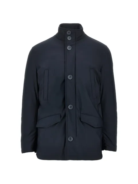 Herno SUB-ZERO button-fastening high-neck coat