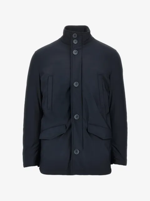 Herno SUB-ZERO button-fastening high-neck coat