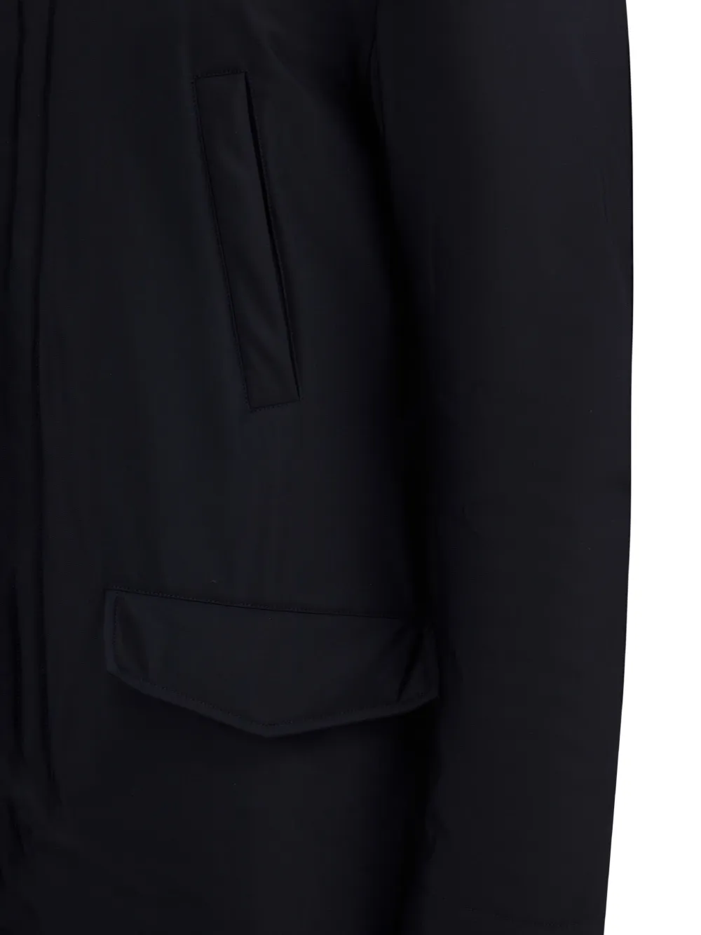 Herno SUB-ZERO jas met hoge hals en knoopsluiting Blauw