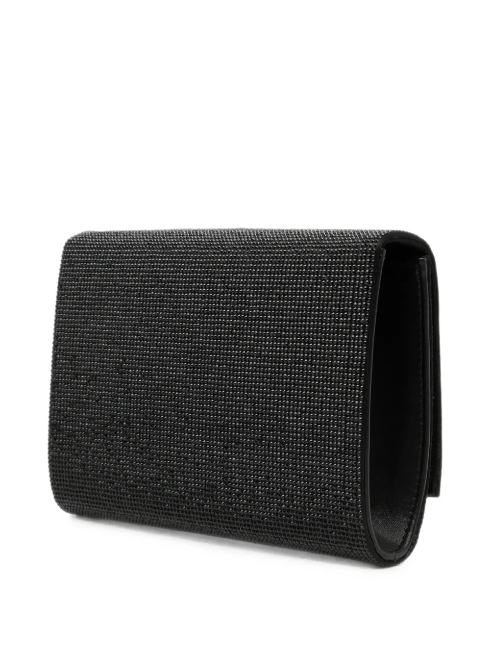 René Caovilla Clutch verfraaid met kristallen Zwart