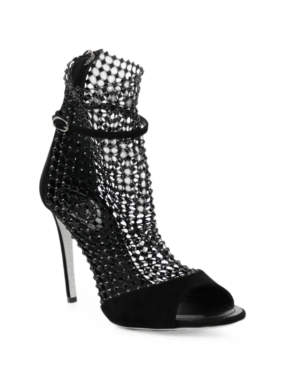 René Caovilla 110mm Galaxia sandals Zwart