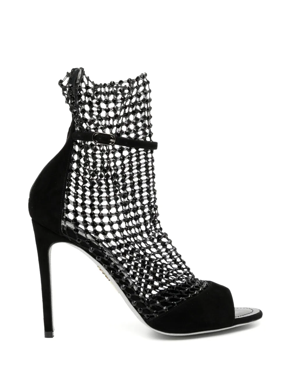 René Caovilla 110mm Galaxia sandals Zwart