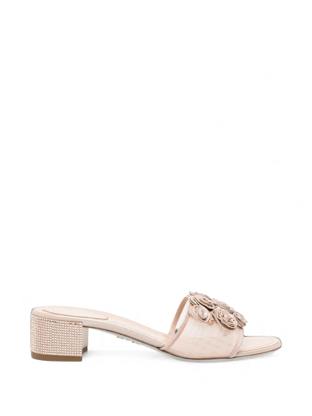 René Caovilla 40mm Rosalia sandals Beige
