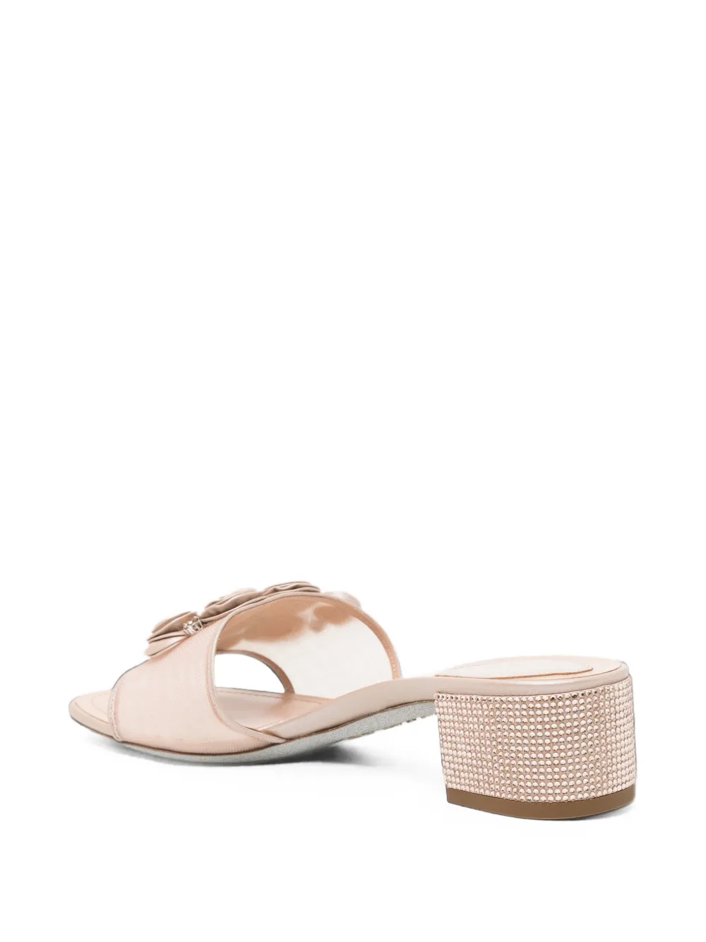 René Caovilla 40mm Rosalia sandals Beige
