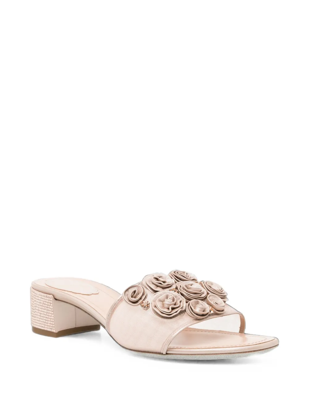 René Caovilla 40mm Rosalia sandals Beige