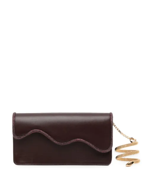 René Caovilla Onda crystal-embellished clutch bag