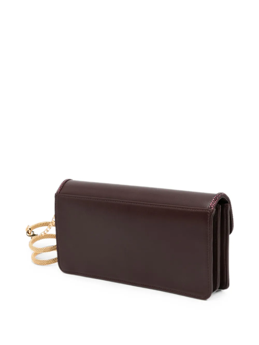 René Caovilla Onda clutch verfraaid met kristallen Rood