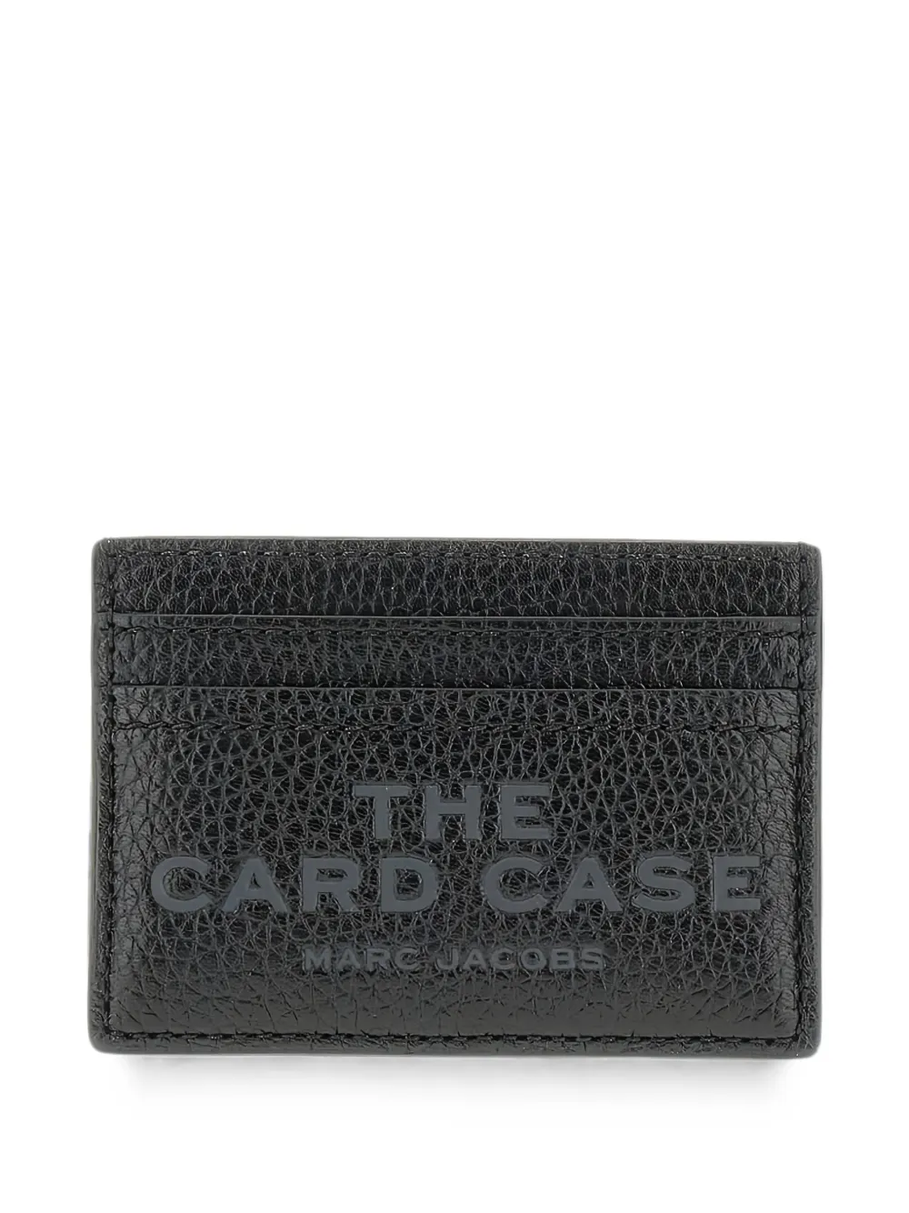 Marc Jacobs The Card Case pebbled card holder - Nero