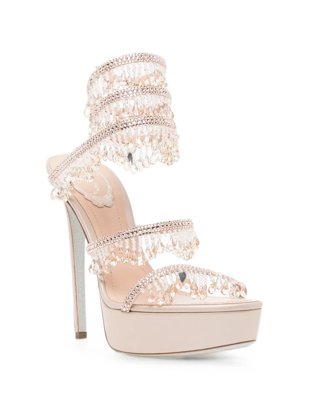 René Caovilla Cleo Jahanara sandals Beige