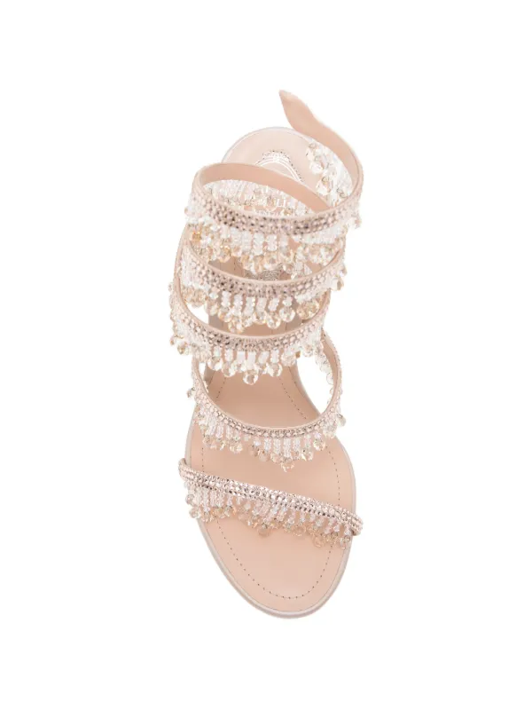 René Caovilla Cleo Jahanara Sandals | Neutrals | FARFETCH