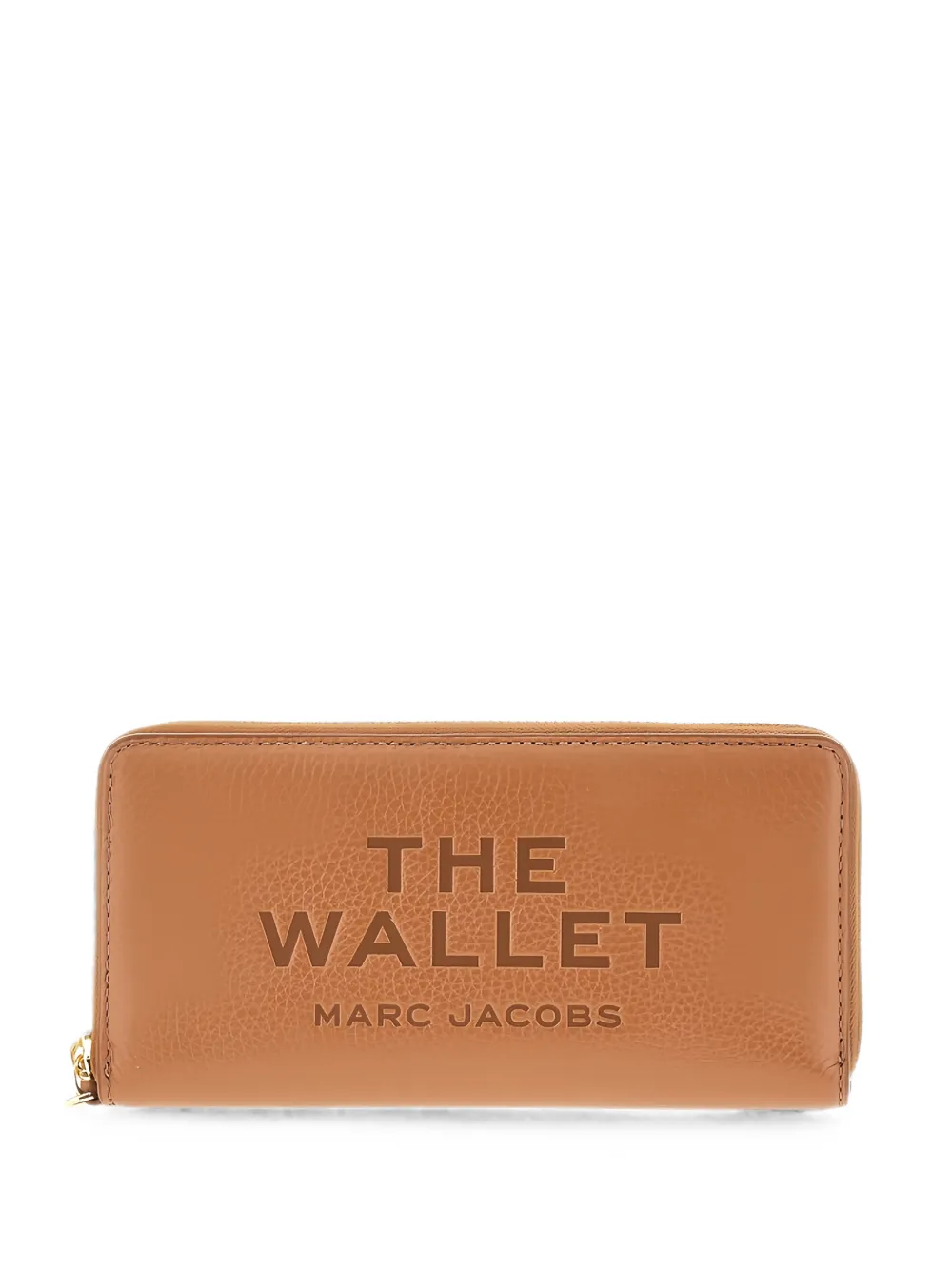 Marc Jacobs The Wallet pebbled wallet - Marrone