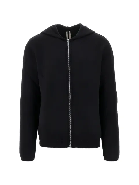 Rick Owens Lido zip-up knitted hoodie
