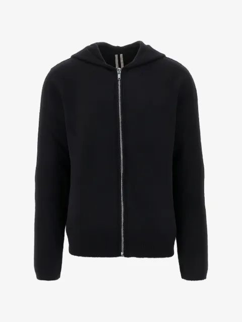 Rick Owens Lido zip-up knitted hoodie