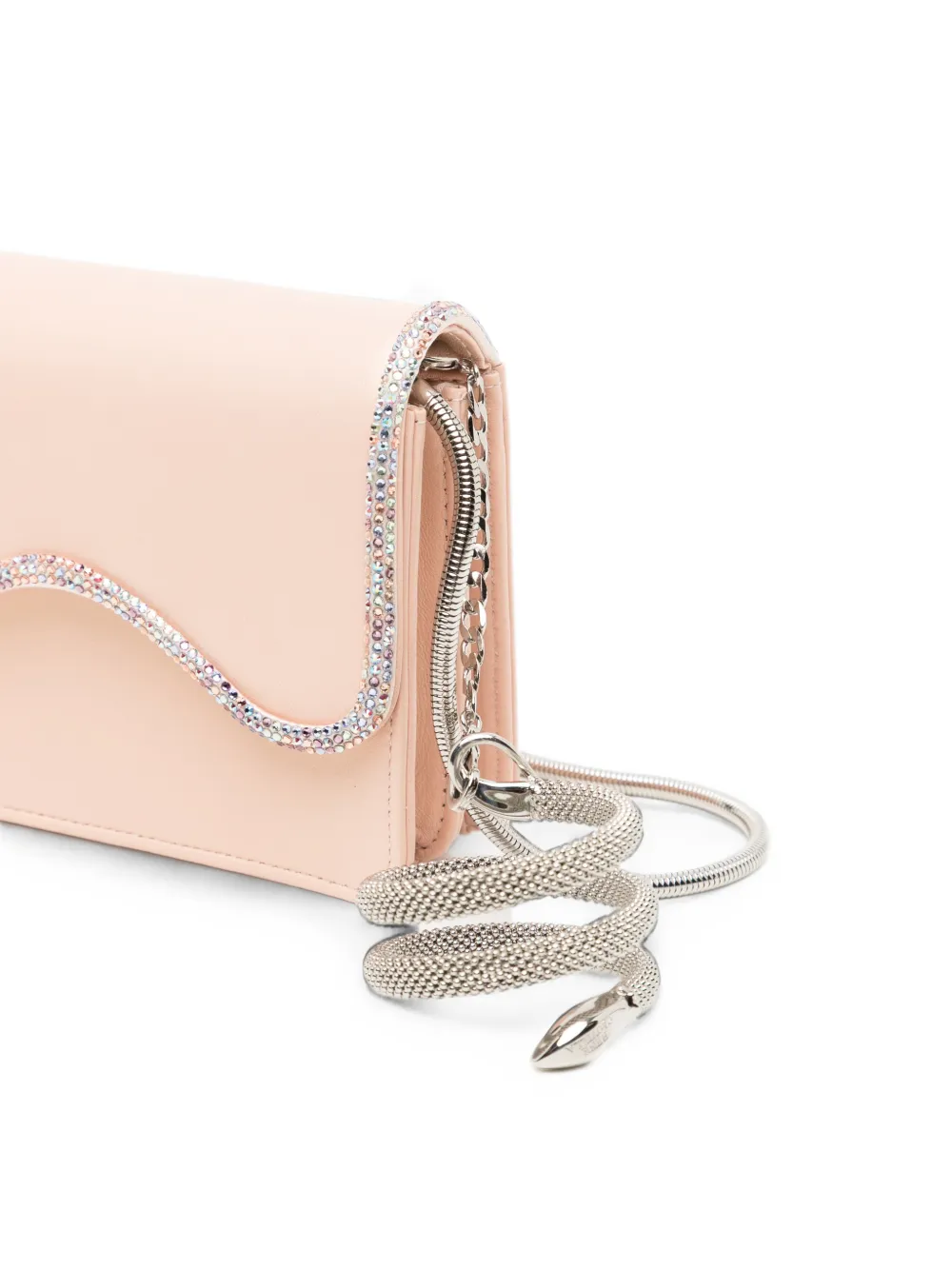 René Caovilla Onda clutch Roze