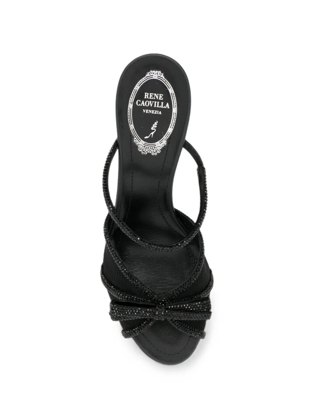 René Caovilla 80mm Lynette sandals Zwart